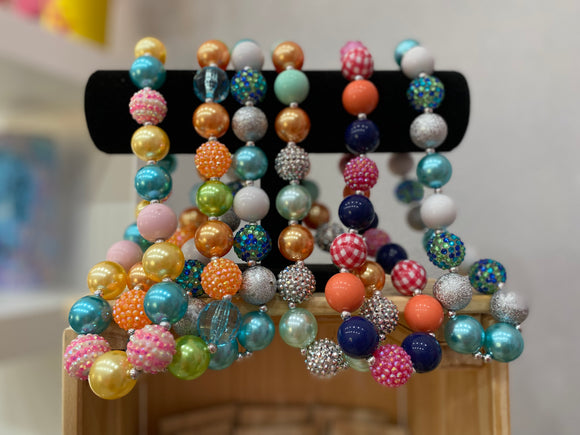 Assorted Bubble Gum Necklace