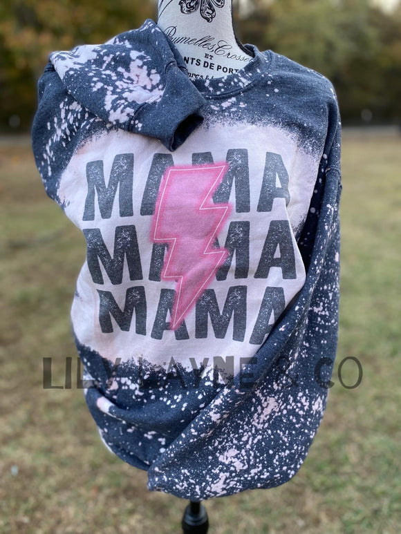 Bleached Mama Lightning Bolt Sweatshirt