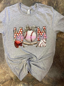 Leopard Baseball Mom