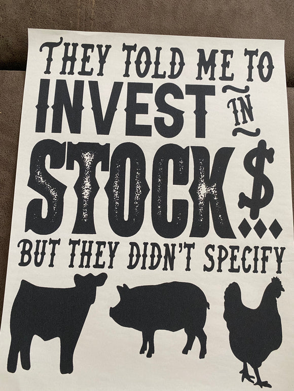 Invest in Stock Tee