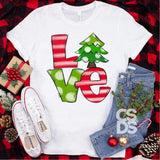 Love Christmas Tree Tee