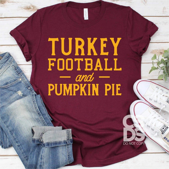 Turkey Football and Pumpkin Pie